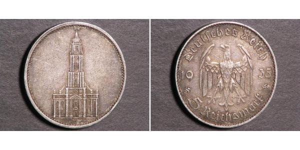 5 Reichsmark 納粹德國 (1933 - 1945) 銀 