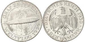 5 Reichsmark 魏瑪共和國 (1919 - 1933) 銀 