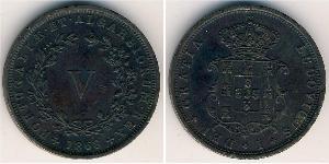 5 Reis Kingdom of Portugal (1139-1910) Copper 