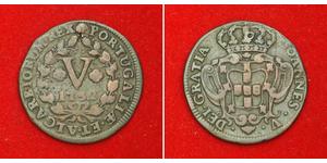 5 Reis Kingdom of Portugal (1139-1910) Copper 