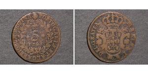 5 Reis Açores / Royaume de Portugal (1139-1910) Cuivre 