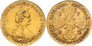 5 Rouble Empire russe (1720-1917) Or Catherine II (1729-1796)