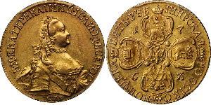 5 Rubel Russisches Reich (1720-1917) Gold Katharina II (1729-1796)