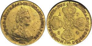 5 Ruble Russian Empire (1720-1917) Gold Catherine II (1729-1796)