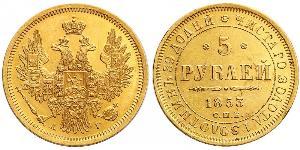 5 Ruble 俄罗斯帝国 (1721 - 1917) 金 Nicholas I of Russia (1796-1855)