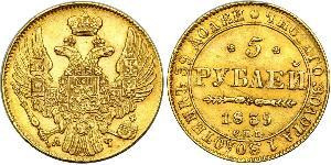 5 Ruble 俄罗斯帝国 (1721 - 1917) 金 Nicholas I of Russia (1796-1855)