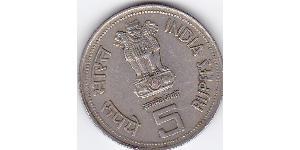 5 Rupee India (1950 - ) Copper/Nickel 