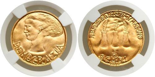 5 Scudo San Marino Gold 