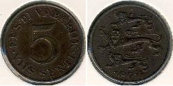 5 Sent Estland (1991 - ) Bronze 