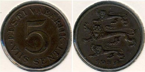 5 Sent Estland (1991 - ) Bronze 