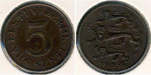 5 Sent Estonia (1991 - ) Bronze 