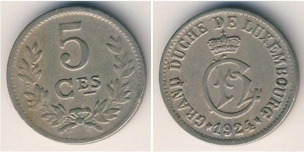 5 Sent Luxemburg Kupfer/Nickel 