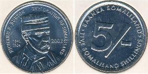 5 Shilling Somalilandia Aluminio 