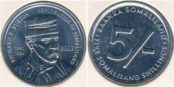 5 Shilling Somaliland Aluminium 