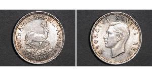 5 Shilling Afrique du Sud Argent George VI (1895-1952)