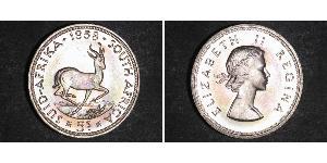 5 Shilling Afrique du Sud Argent Elizabeth II (1926-2022)