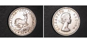 5 Shilling Afrique du Sud Argent Elizabeth II (1926-2022)