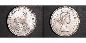 5 Shilling Afrique du Sud Argent Elizabeth II (1926-2022)