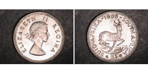 5 Shilling Afrique du Sud Argent Elizabeth II (1926-2022)