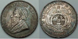 5 Shilling Afrique du Sud Argent Paul Kruger (1825 - 1904)