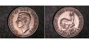 5 Shilling Afrique du Sud Argent George VI (1895-1952)