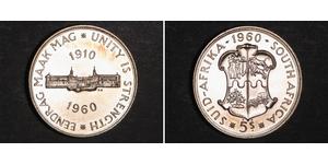 5 Shilling Afrique du Sud Argent 