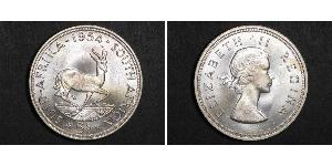 5 Shilling Afrique du Sud Argent Elizabeth II (1926-2022)