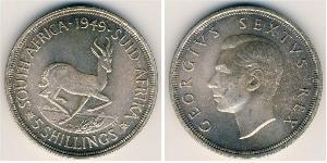 5 Shilling Afrique du Sud Argent George VI (1895-1952)