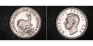 5 Shilling Afrique du Sud Argent George VI (1895-1952)