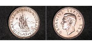 5 Shilling Afrique du Sud Argent George VI (1895-1952)