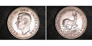 5 Shilling Afrique du Sud Argent George VI (1895-1952)