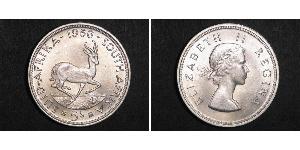 5 Shilling Afrique du Sud Argent Elizabeth II (1926-2022)