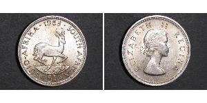 5 Shilling Afrique du Sud Argent Elizabeth II (1926-2022)