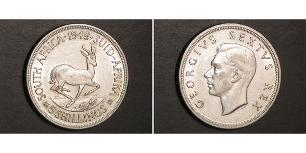 5 Shilling Afrique du Sud Argent George VI (1895-1952)