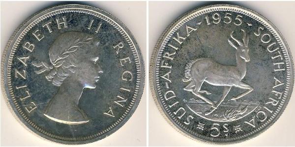5 Shilling Afrique du Sud Argent Elizabeth II (1926-2022)