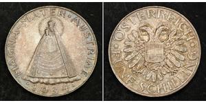 5 Shilling Federal State of Austria (1934-1938) Argent 