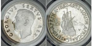 5 Shilling Sudafrica Argento Giorgio VI (1895-1952)