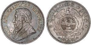 5 Shilling Sudafrica Argento Paul Kruger (1825 - 1904)