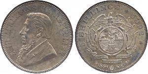 5 Shilling Sudafrica Argento Paul Kruger (1825 - 1904)