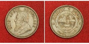 5 Shilling Sudafrica Argento Paul Kruger (1825 - 1904)