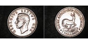 5 Shilling Sudafrica Argento Giorgio VI (1895-1952)