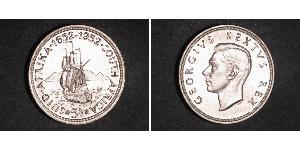 5 Shilling Sudafrica Argento Giorgio VI (1895-1952)