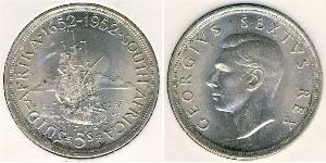 5 Shilling Sudafrica Argento Giorgio VI (1895-1952)