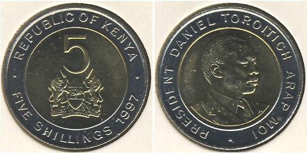 5 Shilling Kenya Bilame 