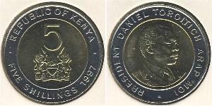 5 Shilling Kenia Bimetall 