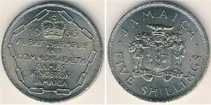 5 Shilling Jamaica (1962 - ) Copper/Nickel 