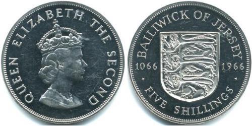 5 Shilling Jersey Copper/Nickel Elizabeth II (1926-2022)