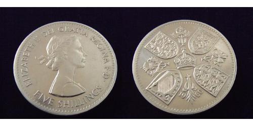 5 Shilling United Kingdom (1922-) Copper/Nickel Elizabeth II (1926-2022)