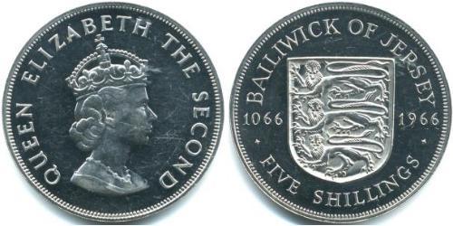 5 Shilling Jersey Níquel/Cobre Isabel II (1926-2022)