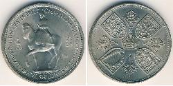5 Shilling Reino Unido Níquel/Cobre 